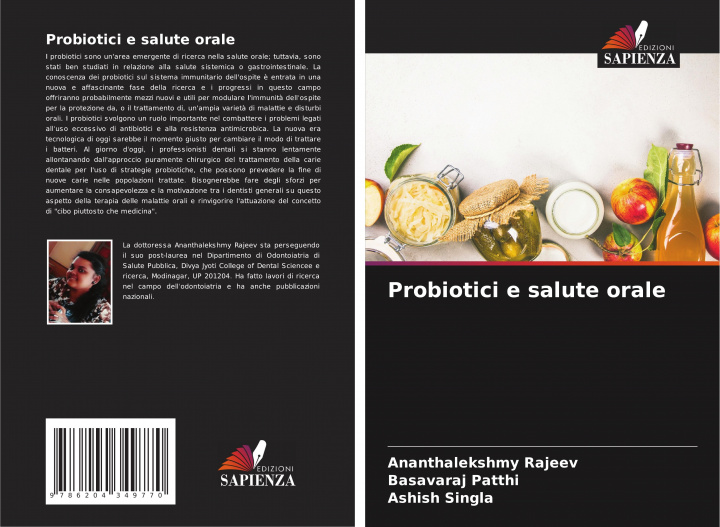 Knjiga Probiotici e salute orale Basavaraj Patthi