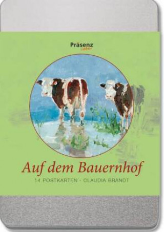 Jeu/jouet Auf dem Bauernhof. 14 Postkarten von Claudia Brandt 