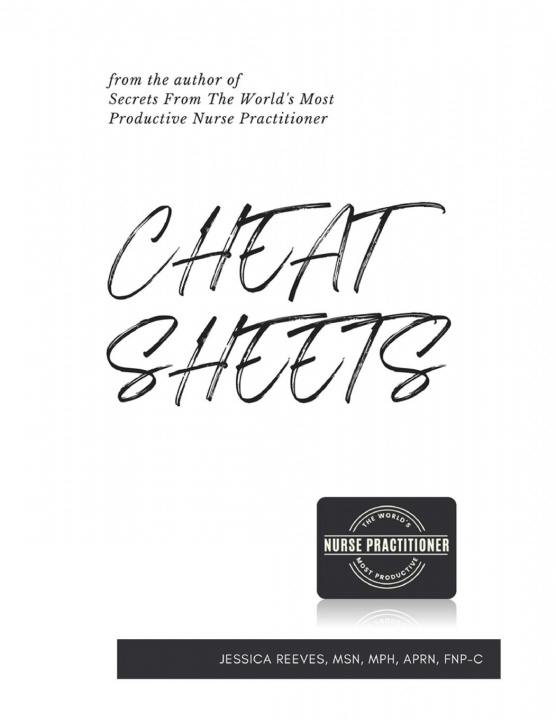 Knjiga Cheat Sheets - A Clinical Documentation Workbook MSN MPH Jessica Reeves