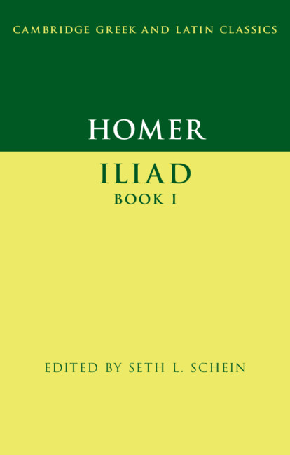 Könyv Homer: Iliad Book I Seth L. Schein