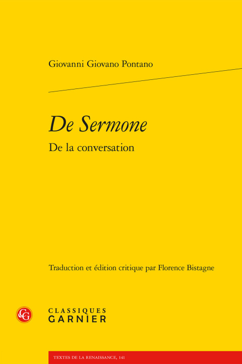 Книга De Sermone Pontano giovanni giovano