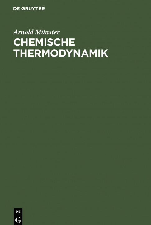 Kniha Chemische Thermodynamik 