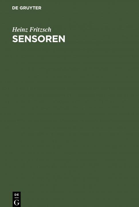 Knjiga Sensoren Heinz Fritzsch