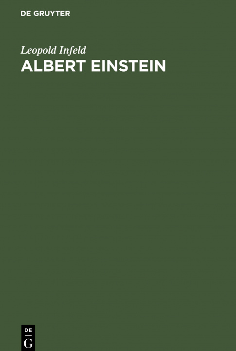 Knjiga Albert Einstein Leopold Infeld