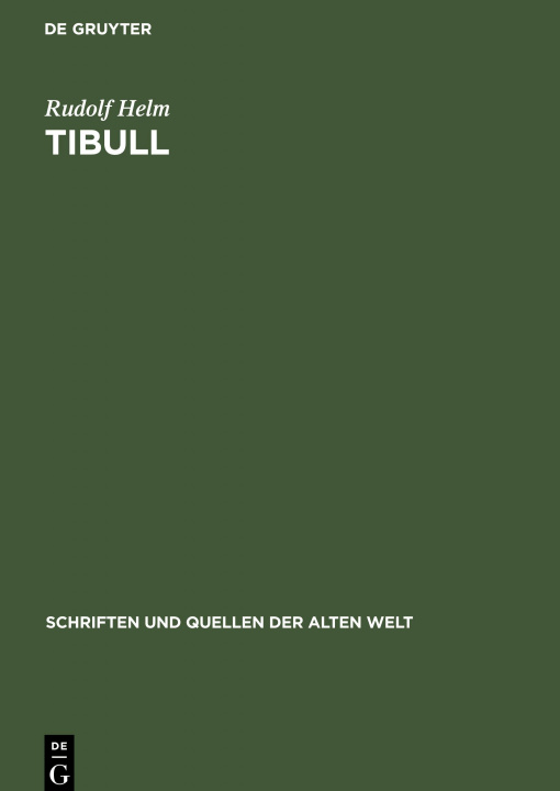 Knjiga Tibull Rudolf Helm