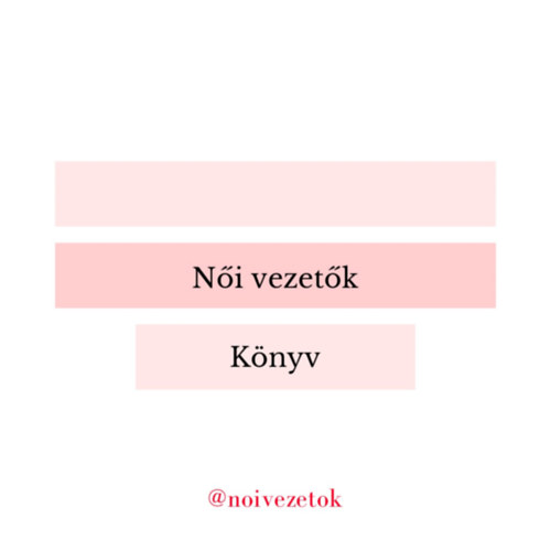 Knjiga Női vezetők 