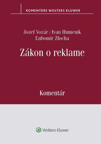Kniha Zákon o reklame Jozef Vozár