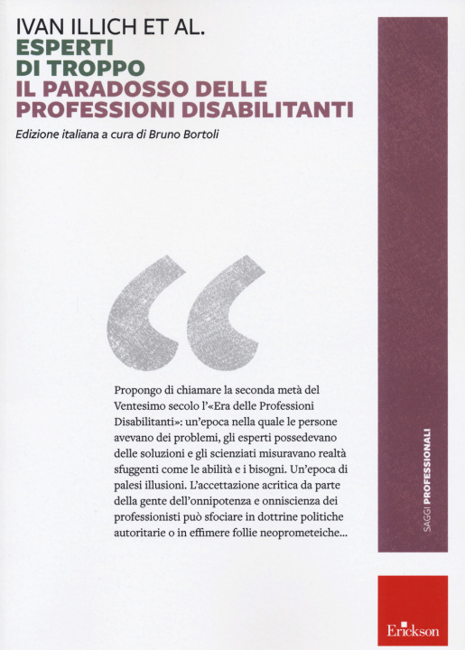 Kniha Esperti di troppo. Il paradosso delle professioni disabilitanti Ivan Illich