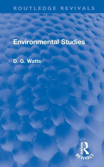 Knjiga Environmental Studies D. G. Watts