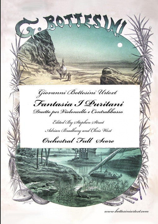 Kniha Fantasia I Puritani Duetto For Double Bass and Cello - Full Score Stephen Street