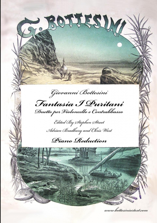 Kniha Fantasia I Puritani Duetto For Double Bass and Cello - Piano Reduction Stephen Street