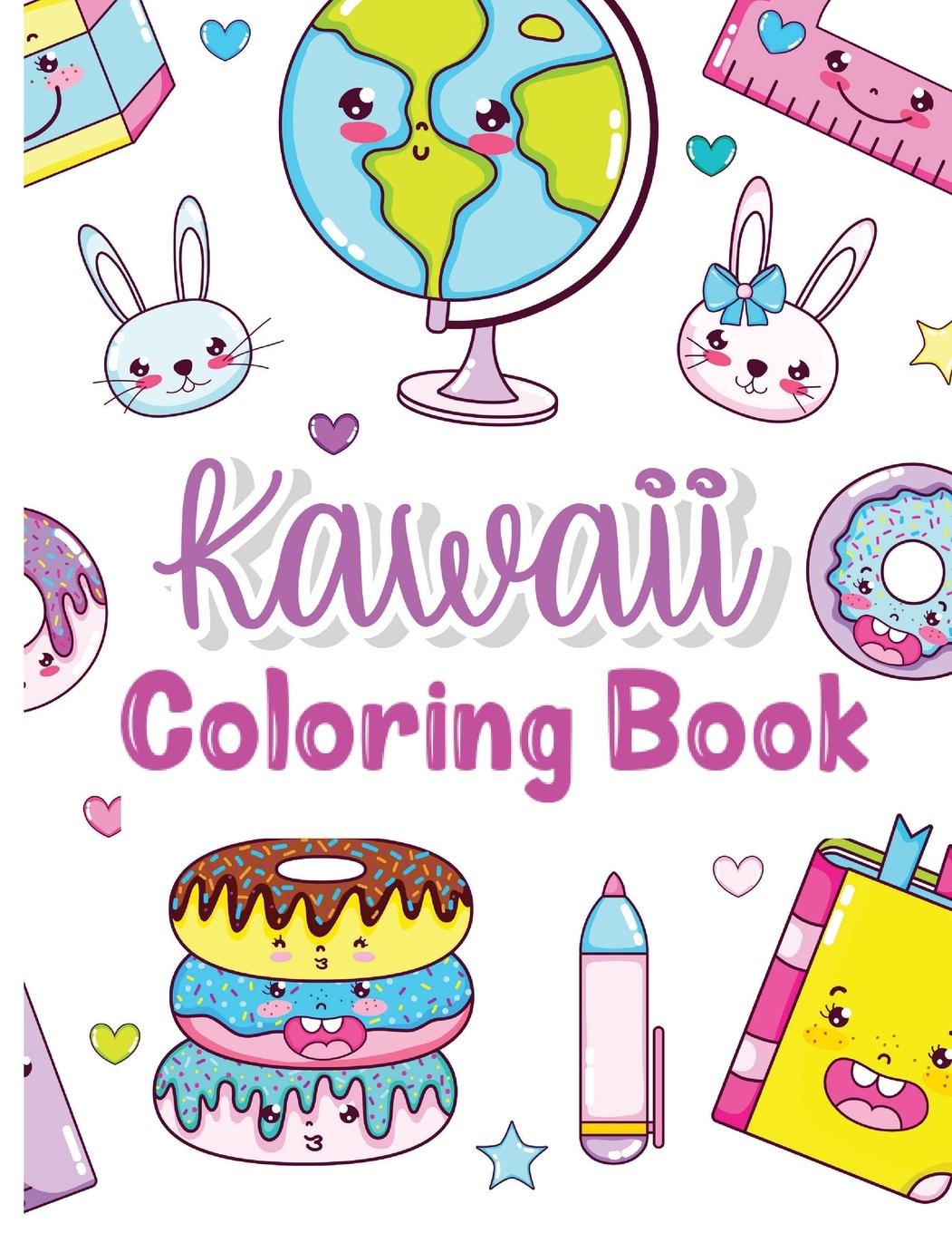 Livre Kawaii Coloring Book 