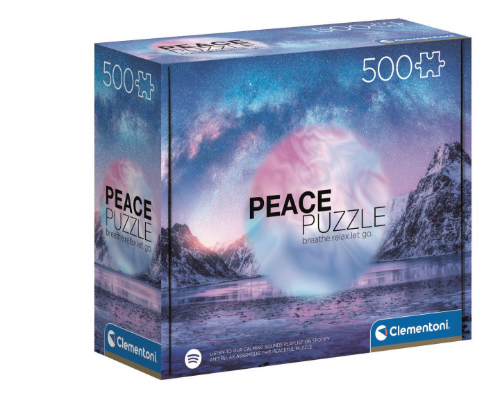 Hra/Hračka Puzzle 500 peace collection Light blue 35116 
