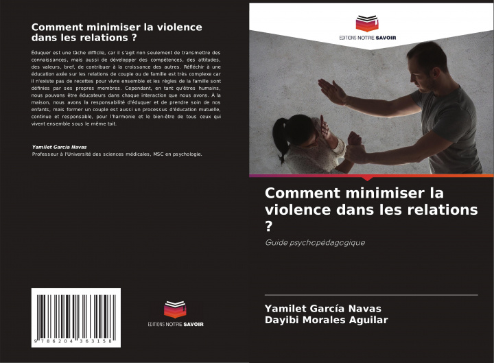 Knjiga Comment minimiser la violence dans les relations ? Dayibi Morales Aguilar