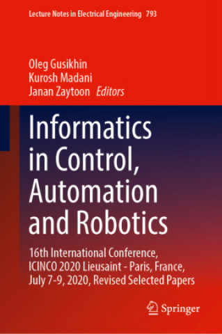 Carte Informatics in Control, Automation and Robotics Janan Zaytoon