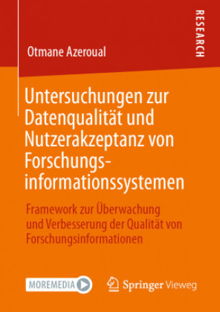 Kniha Untersuchungen Zur Datenqualitat Und Nutzerakzeptanz Von Forschungsinformationssystemen 