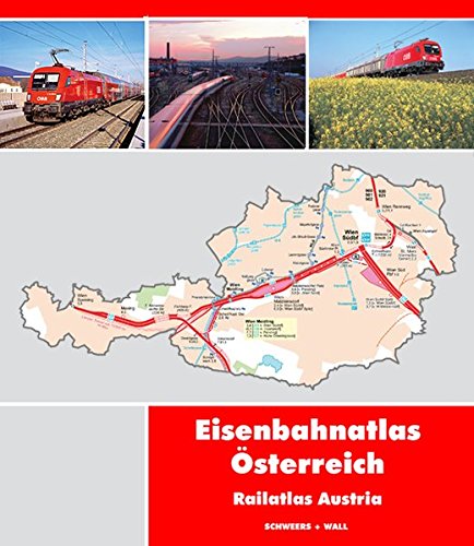Carte Eisenbahnatlas Österreich - Neuauflage 2021 