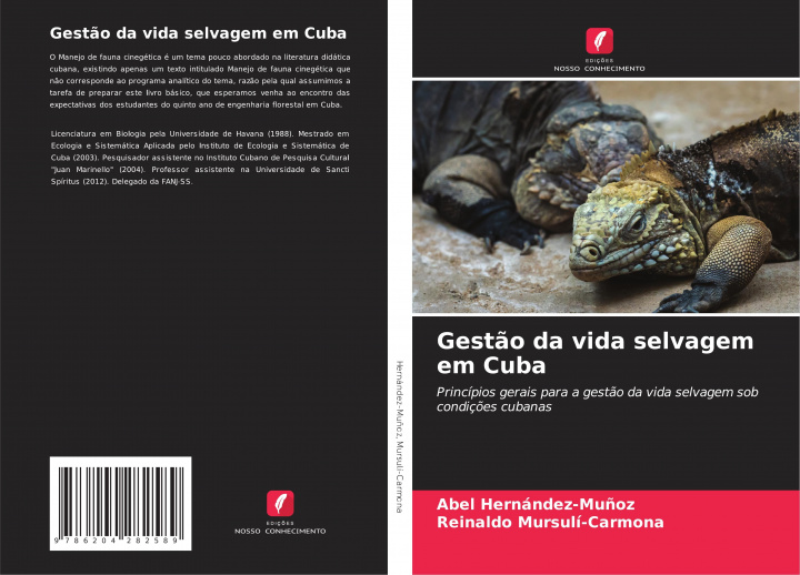 Knjiga Gest?o da vida selvagem em Cuba Reinaldo Mursulí-Carmona