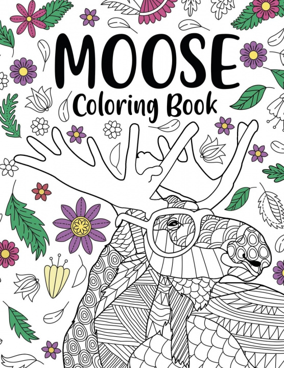 Könyv Moose Coloring Book 
