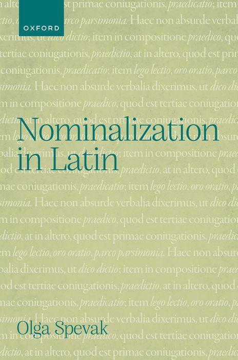 Book Nominalization in Latin Spevak