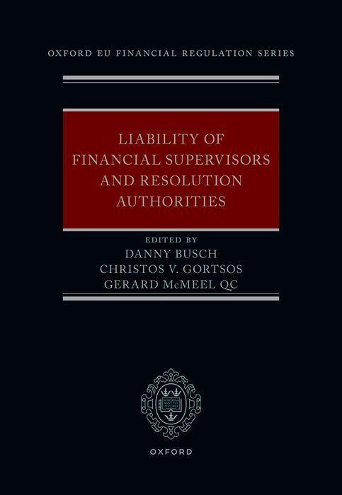 Book Liability of Financial Supervisors and Resolution Authorities DANNY; GORTSO BUSCH