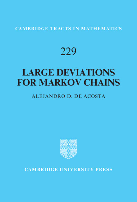 Knjiga Large Deviations for Markov Chains Alejandro D. de Acosta