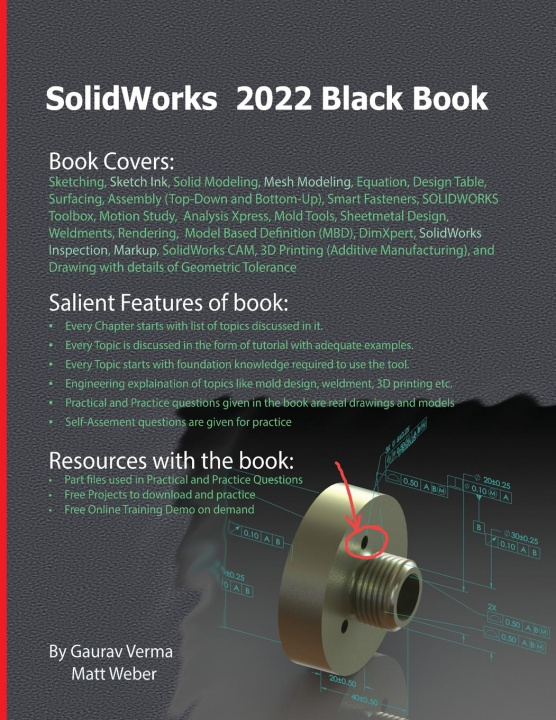 Carte SolidWorks 2022 Black Book Matt Weber