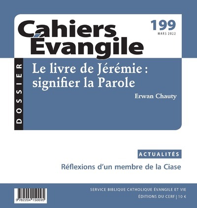 Buch Cahiers Evangile - N° 199 Le livre de Jérémie : signifier la Parole collegium