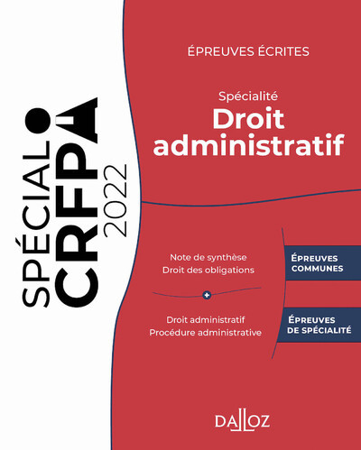 Könyv Épreuves écrites du CRFPA - Spécialité Droit administratif. 3e éd. - Édition 2022 Sara Brimo