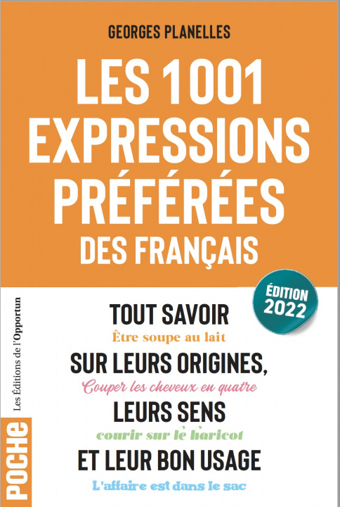 Kniha Les 1001 expressions préférées des Français Planelles