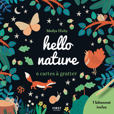 Carte Hello nature - 6 cartes à gratter collegium