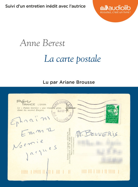 Kniha La Carte postale Anne Berest