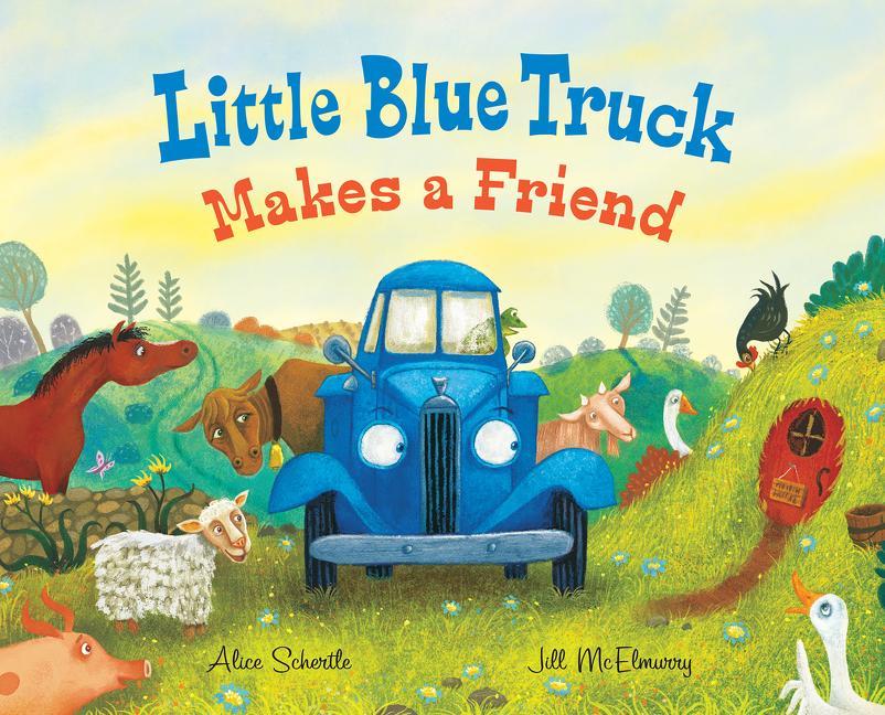 Książka Little Blue Truck Makes a Friend Jill Mcelmurry