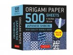 Kniha Origami Paper 500 Sheets Japanese Shibori 4 (10 CM): Tuttle Origami Paper: Double-Sided Origami Sheets Printed with 12 Different Blue & White Patterns 
