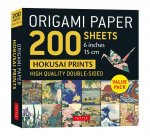 Kniha Origami Paper 200 Sheets Hokusai Prints 6 (15 CM): Tuttle Origami Paper: Double-Sided Origami Sheets Printed with 12 Different Designs (Instructions f 