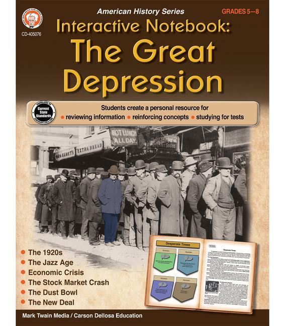 Knjiga Interactive Notebook: The Great Depression Schyrlet Cameron