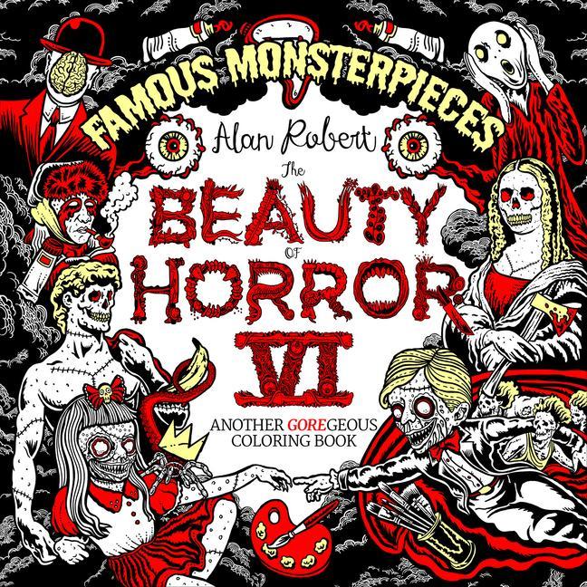 Książka Beauty of Horror 6: Famous Monsterpieces Coloring Book 