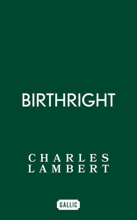 Book Birthright Charles Lambert