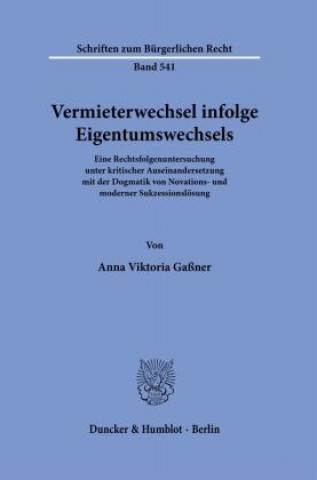 Книга Vermieterwechsel infolge Eigentumswechsels 