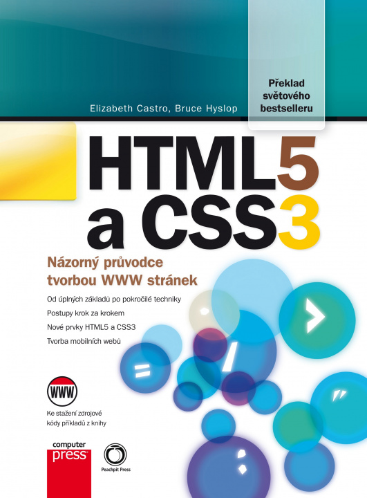 Kniha HTML5 a CSS3 Elizabeth Castro