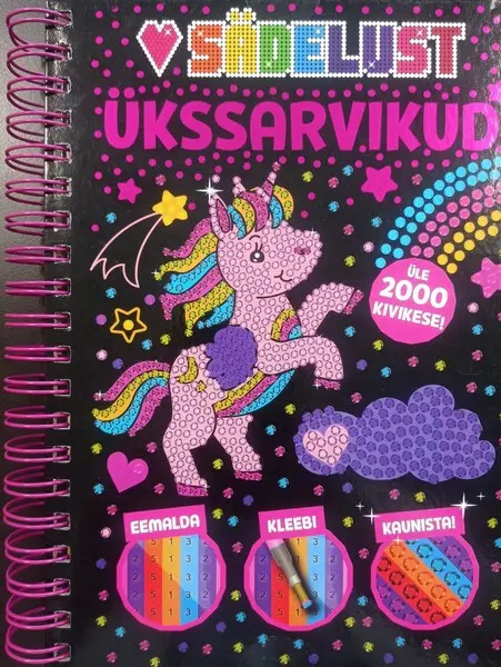 Knjiga Armastan sädelust. ükssarvikud 