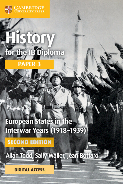 Книга History for the IB Diploma Paper 3 European States in the Interwar Years (1918-1939) Coursebook with Digital Access (2 Years) Allan Todd