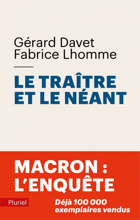 Book Le traître et le néant Gérard Davet