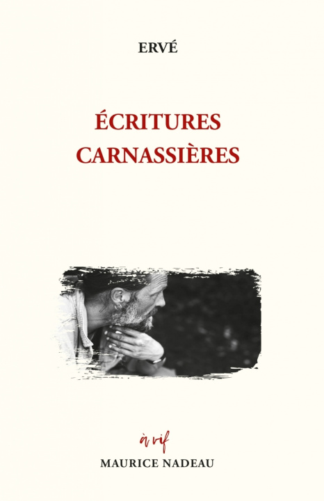 Knjiga Écritures carnassières ERVÉ