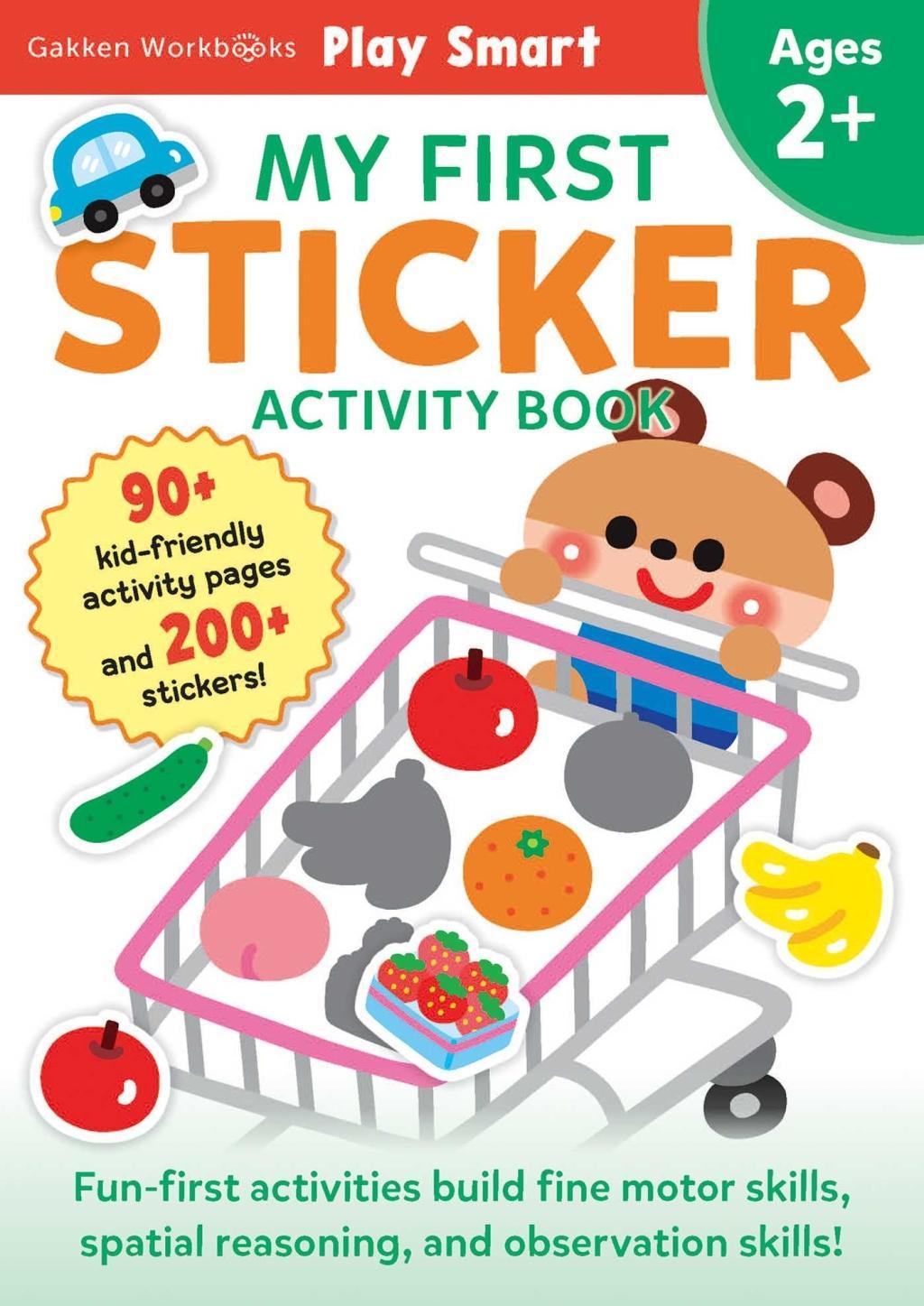 Könyv Play Smart My First Sticker Book 2+: Preschool Activity Workbook with 200+ Stickers for Children with Small Hands Ages 2, 3, 4: Fine Motor Skills (Ful 