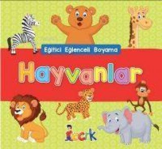 Knjiga Egitici Eglenceli Boyama Hayvanlar 