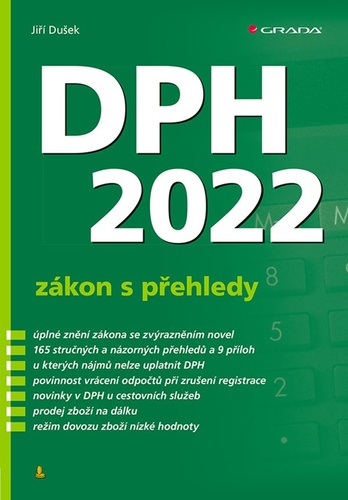 Book DPH 2022 zákon s přehledy Jiří Dušek