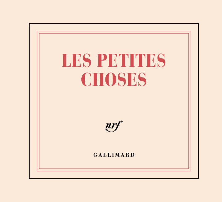 Kalender/agenda Mini-Bloc feuille détachable "Les petites choses" (papeterie) COLLECTIFS GALLIMARD