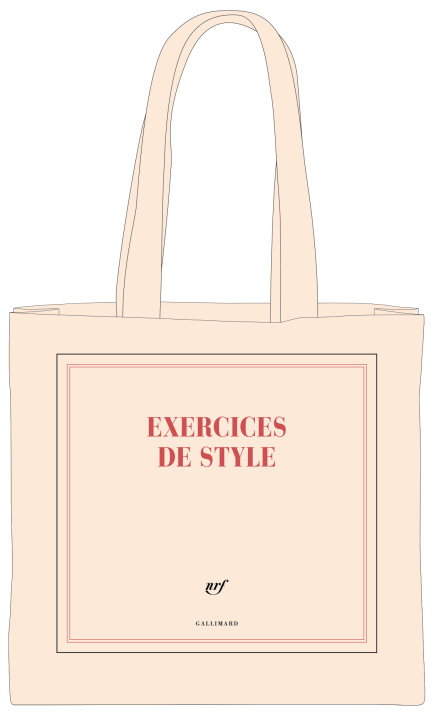 Kniha Sac en tissu "Exercices de style" (papeterie) COLLECTIFS GALLIMARD