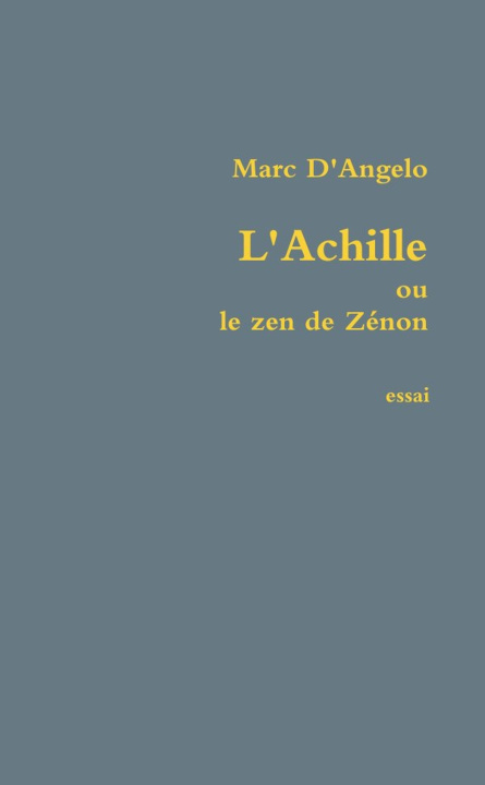 Boek L'Achille Marc D'Angelo